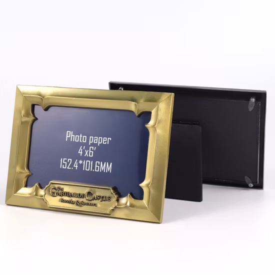 Home Decoration Baroque Custom Color Table Mini Resin Picture Photo Frame