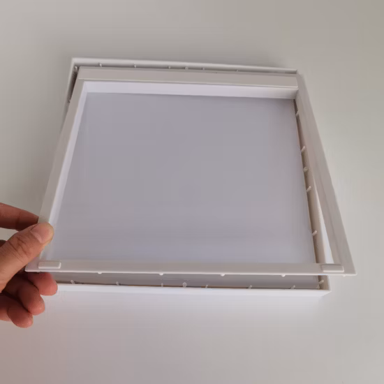 Moldura para retrato mixtile de plástico preto colante para montagem de fotos na parede